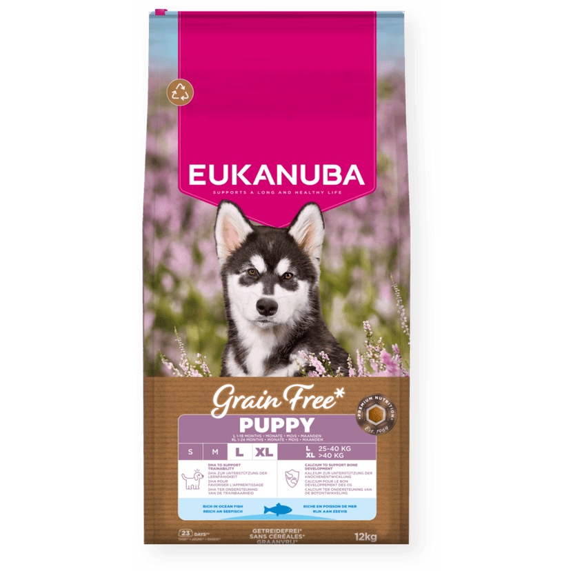 Grain Free Puppy Large Breed Rich in Ocean Fish